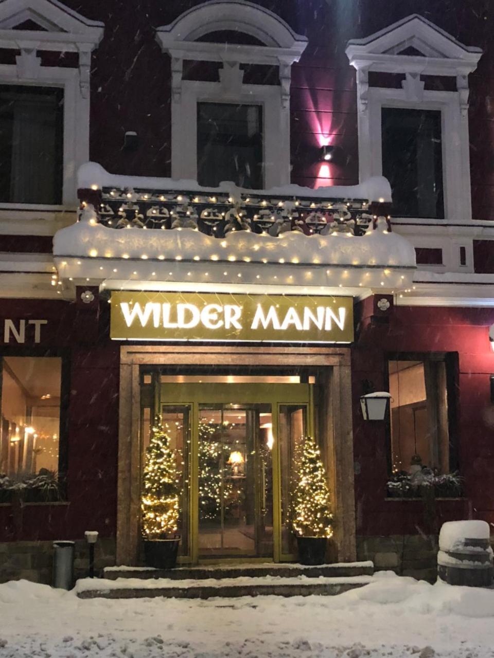 Hotel Wilder Mann ستيناش آم بيرنر المظهر الخارجي الصورة